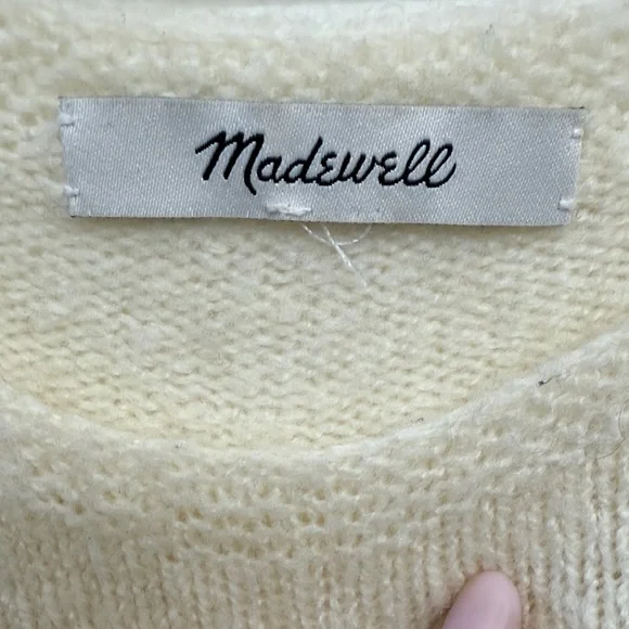 Madewell Cream and Multicolor Striped Sweater - Picture 3 of 5